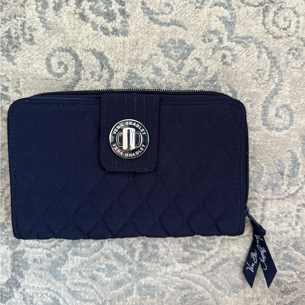Vera Bradley Midnight Blue Quilted Wallet